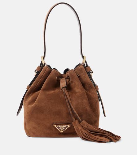 Bucket-Bag Small aus Veloursleder - Prada - Modalova