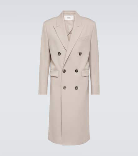 Virgin wool gabardine coat - Ami Paris - Modalova