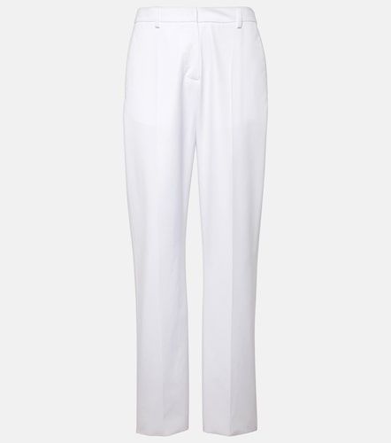 Low-rise cotton slim pants - Valentino - Modalova