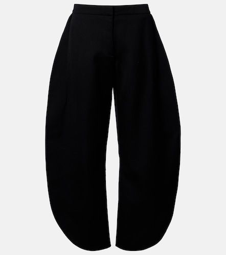 Alaia Virgin wool barrel pants - Alaia - Modalova