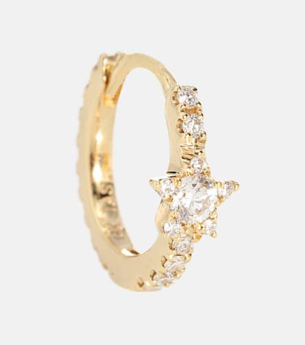 Einzelner Ohrring Diamond Star Eternity aus 18kt Gelbgold mit Diamanten - Maria Tash - Modalova