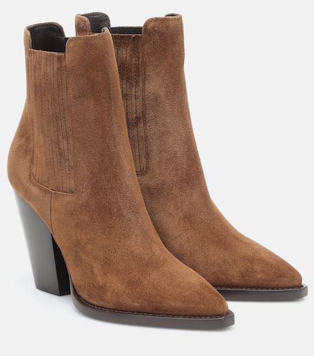 Ankle Boots Theo 95 aus Veloursleder - Saint Laurent - Modalova