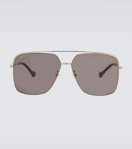 Gucci Aviator metal sunglasses - Gucci - Modalova
