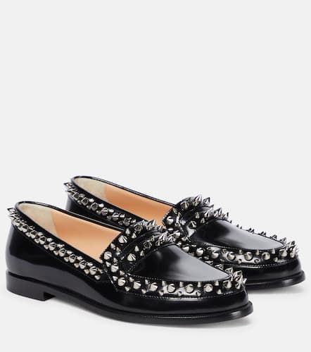 Mattia Spikes leather loafers - Christian Louboutin - Modalova