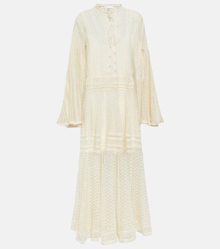ChloÃ© Lace linen, cashmere, and silk maxi dress - Chloe - Modalova