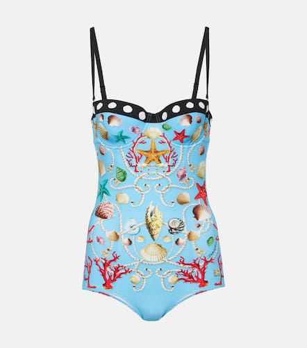 Capri printed swimsuit - Dolce&Gabbana - Modalova