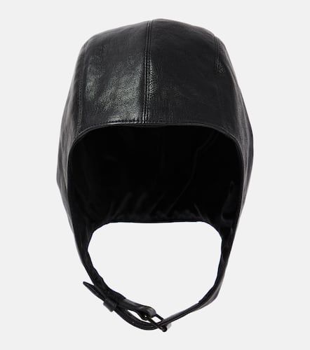 Saint Laurent Leather hat - Saint Laurent - Modalova