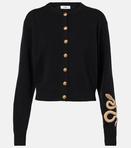 Chloé Verzierter Cardigan aus Wolle und Kaschmir - Chloe - Modalova