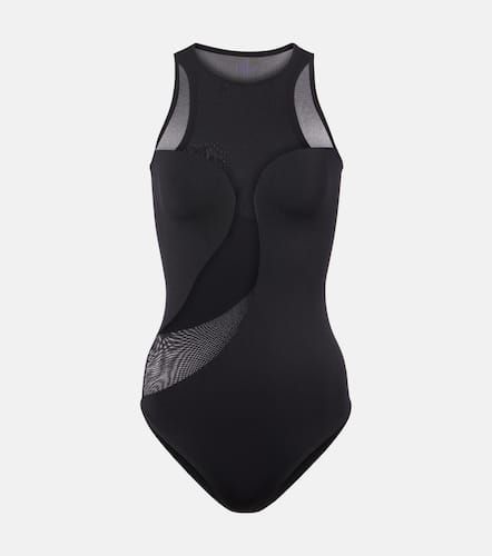 Body asimétrico de satén semitransparente - Wolford - Modalova