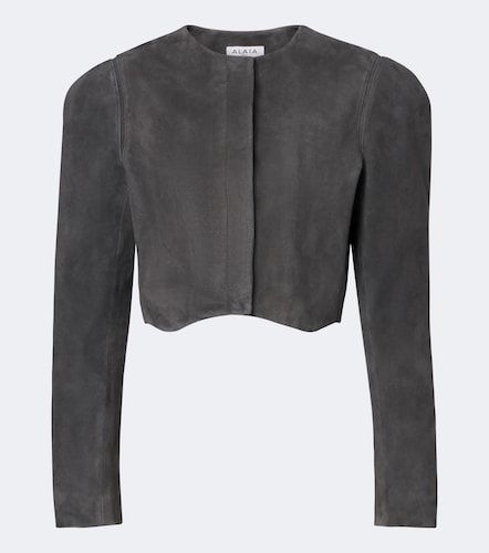 Alaïa Chaqueta cropped de ante - Alaia - Modalova