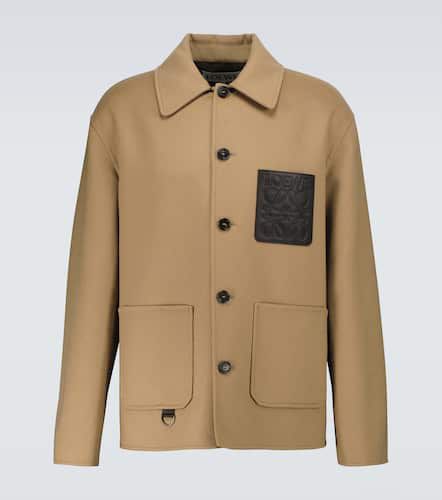 Chaqueta de lana y cachemir con anagrama - Loewe - Modalova