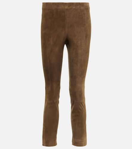 Vince Pantalon raccourci en daim - Vince - Modalova