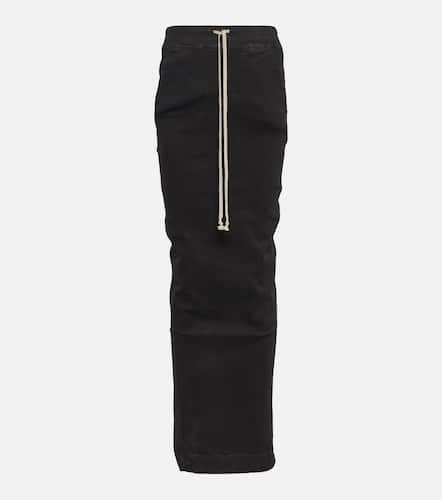 DRKSHDW falda larga Pull On Pillar de algodón - Rick Owens - Modalova