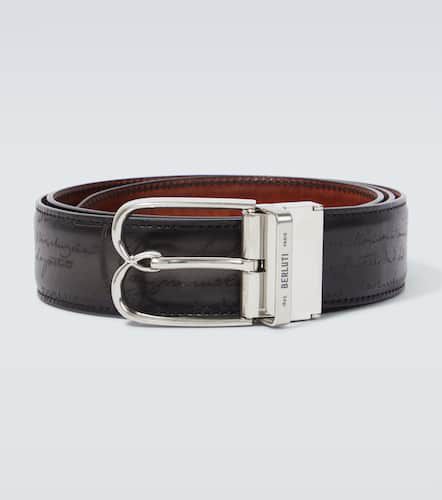 B Volute Scritto reversible leather belt - Berluti - Modalova