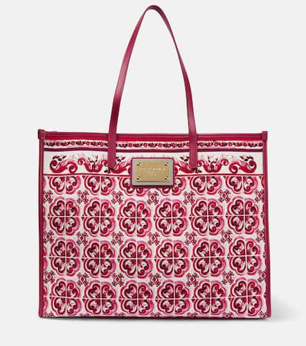 Printed canvas tote bag - Dolce&Gabbana - Modalova