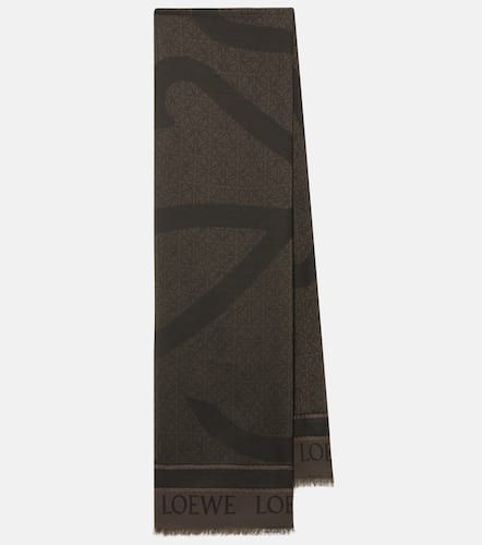 Loewe Anagram cotton scarf - Loewe - Modalova