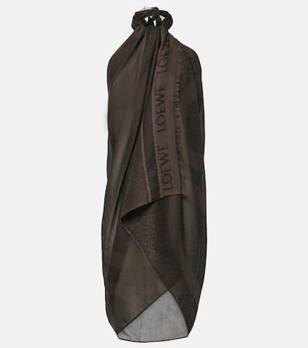 Loewe Anagram cotton scarf - Loewe - Modalova