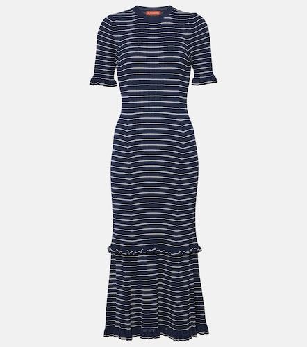 Vestido largo Delpini a rayas con volantes - Altuzarra - Modalova