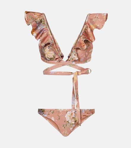 Zimmermann Bikini Tallow con volant - Zimmermann - Modalova
