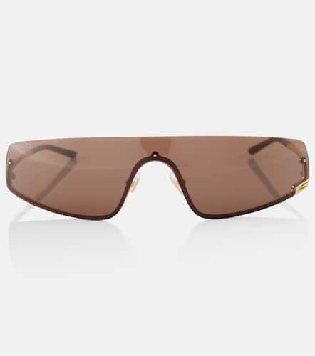 Gucci Metal flat-top sunglasses - Gucci - Modalova