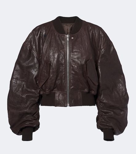 Giacca bomber Secchia in pelle - Rick Owens - Modalova