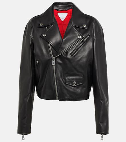 Bottega Veneta Leather biker jacket - Bottega Veneta - Modalova