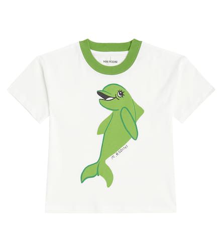 Camiseta Dolphin de algodón estampada - Mini Rodini - Modalova