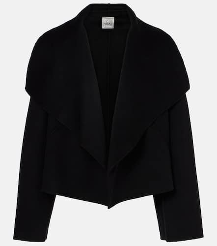 Signature cropped wool doublÃ© jacket - Toteme - Modalova