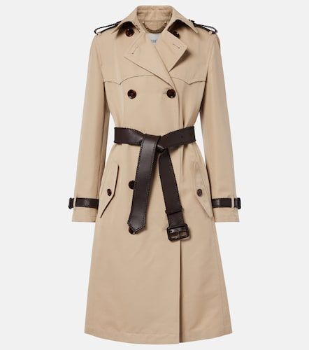 Trench Foxfield in seta e cotone - Burberry - Modalova