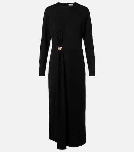 Abito midi drappeggiato in misto lana - Vince - Modalova