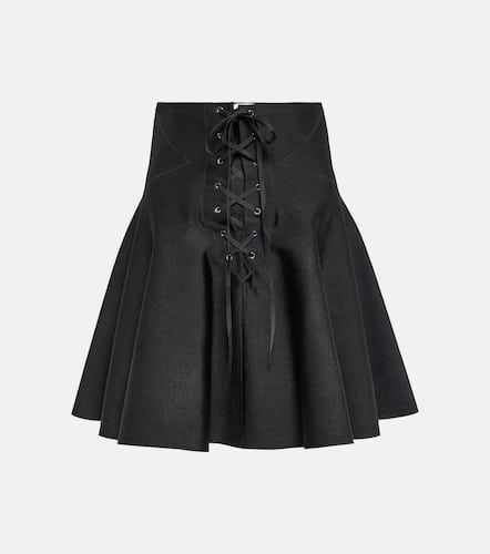 AlaÃ¯a Pleated miniskirt - Alaia - Modalova