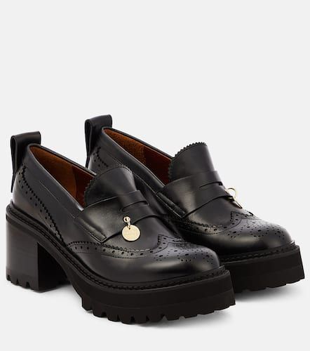 See By ChloÃ© Aria leather loafer pumps - See By Chloe - Modalova