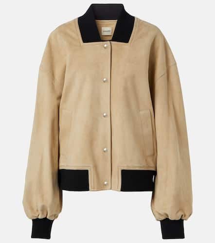 Khaite Bomber Spence in suede - Khaite - Modalova