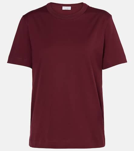 T-shirt en coton mélangé - Brunello Cucinelli - Modalova