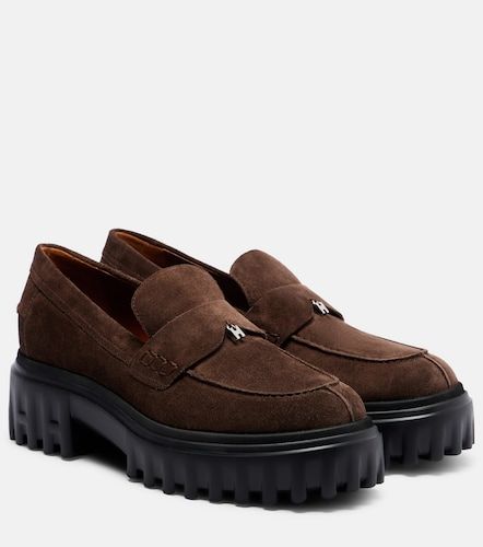 Hogan H700 leather platform loafers - Hogan - Modalova