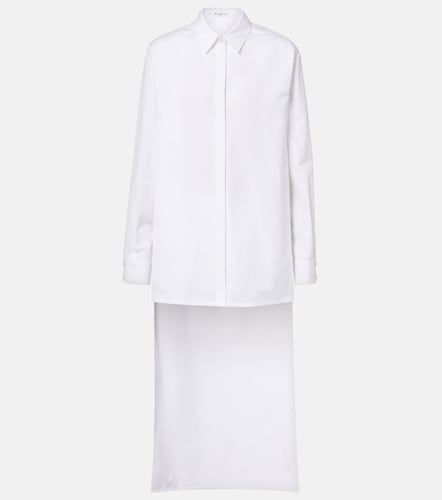 Asymmetric cotton poplin shirt - Alaia - Modalova