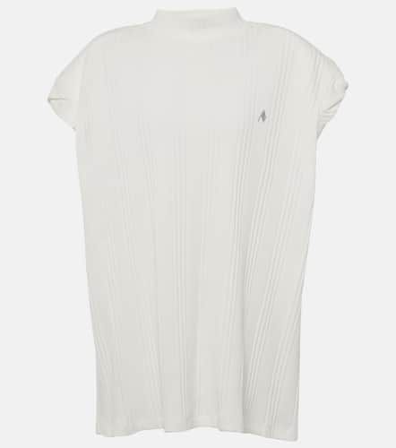Ribbed-knit oversized cotton top - The Attico - Modalova