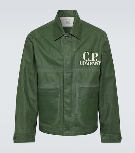 Toob logo coated linen jacket - C.P. Company - Modalova