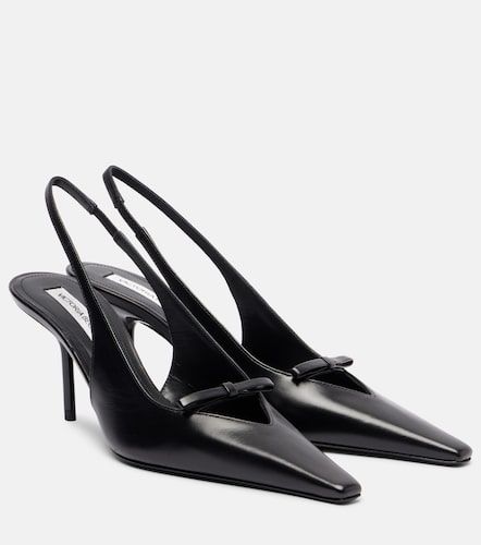 Leather slingback pumps - Victoria Beckham - Modalova