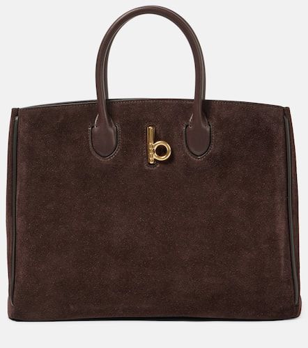 Borsa Rocking Horse Small in suede - Burberry - Modalova