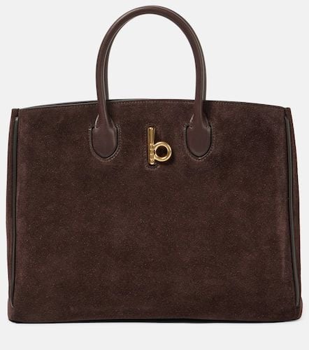 Tote Rocking Horse Small aus Veloursleder - Burberry - Modalova