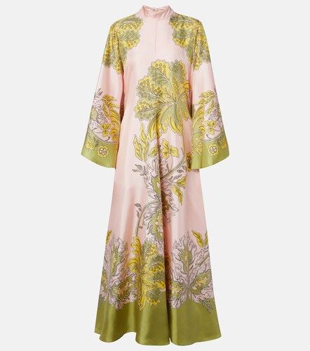 Vestido largo Magnifico de sarga de seda estampado - La DoubleJ - Modalova