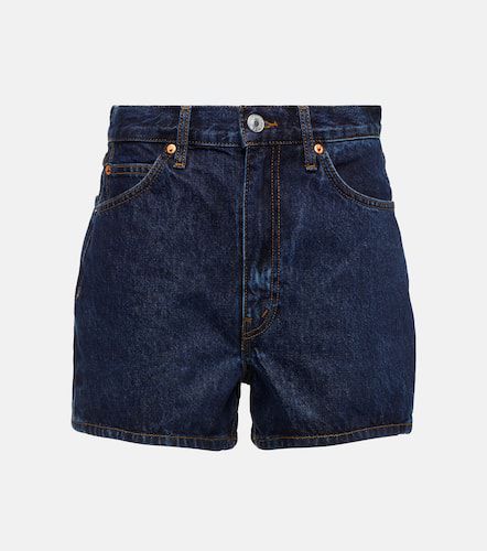 Shorts Midi di jeans a vita alta - Re/Done - Modalova