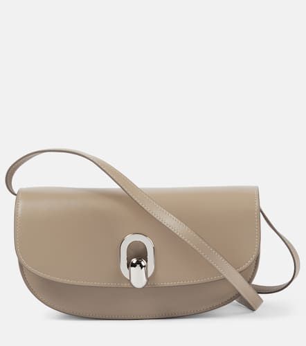 Tondo Crescent leather shoulder bag - Savette - Modalova