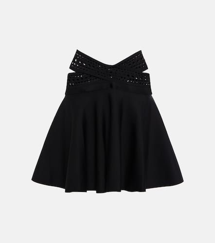 AlaÃ¯a Vienne high-rise miniskirt - Alaia - Modalova