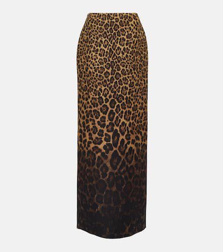 CrÃªpe Couture leopard-print maxi skirt - Valentino - Modalova
