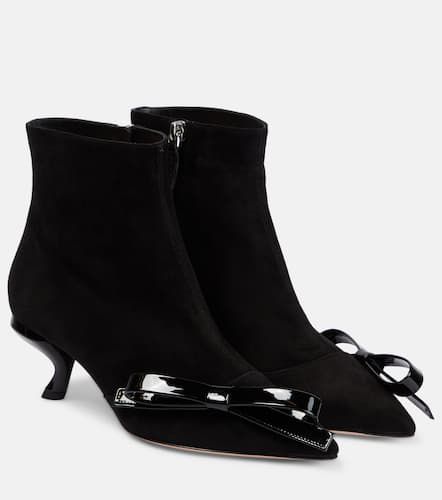 Ankle Boots Virgule Bow aus Veloursleder - Roger Vivier - Modalova