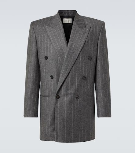 Pinstripe wool and cashmere blazer - Saint Laurent - Modalova