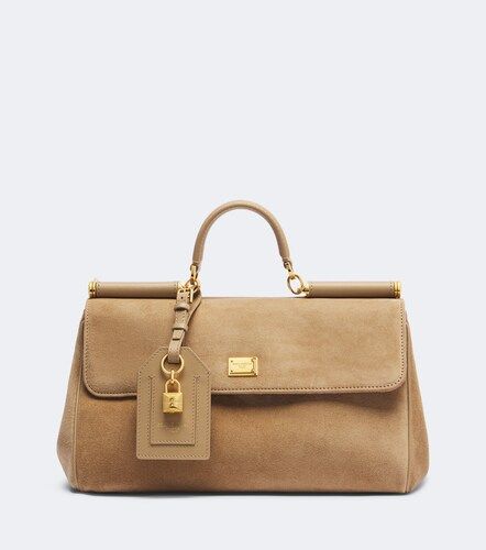 Borsa a mano My Sicily Medium in suede - Dolce&Gabbana - Modalova