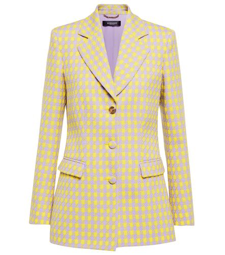 Versace Blazer aus Schurwolle - Versace - Modalova